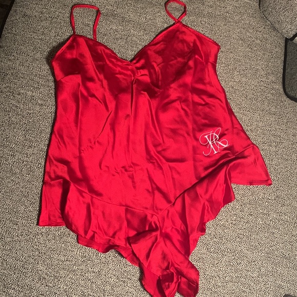 Red sleeping Romper - Picture 5 of 12